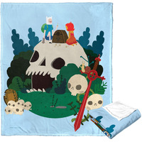 Adventure Time Silk Touch Throw Blanket, 50 x 60, Treasure Awaits(D0102H21gYA)