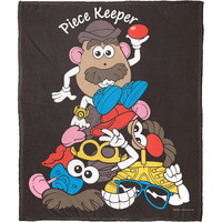 Hasbro Potato Head Silk Touch Throw Blanket, 50 x 60, Piece Keeper(D0102H21QY7)