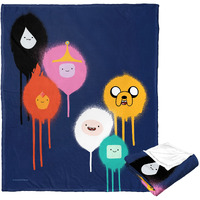 Adventure Time Silk Touch Throw Blanket, 50 x 60, Spray Painted group(D0102H21gD7)