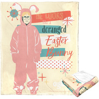 A christmas Story Silk Touch Throw Blanket, 50 x 60, Derranged Easter Bunny(D0102H21LB7)
