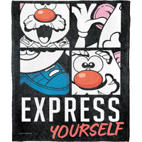 Hasbro Potato Head Silk Touch Throw Blanket, 50 x 60, Express Yourself(D0102H21LIA)