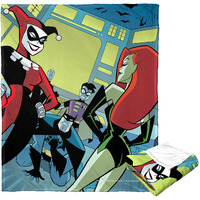 Dc comics Batman Silk Touch Throw Blanket, 50 x 60, Batcave Break In(D0102H21QRg)