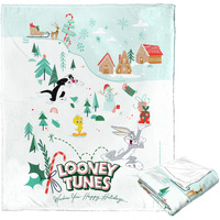 Warner Bros Looney Tunes Silk Touch Throw Blanket, 50 x 60, Looney Holidays(D0102H21QUY)