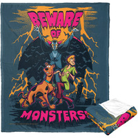 Warner Bros Scooby-Doo Silk Touch Throw Blanket, 50 x 60, Beware of Monsters(D0102H21gQY)