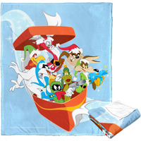 Warner Bros Looney Tunes Silk Touch Throw Blanket, 50 x 60, Bursting Bundle(D0102H21L5g)