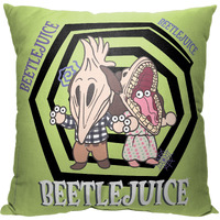 WB-Beetlejuice, Once Human Printed Throw Pillow, 18"x18"