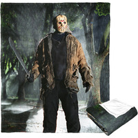 Freddy vs Jason Silk Touch Throw Blanket, 50 x 60, Out in the Storm(D0102H21g97)
