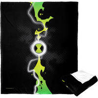 cartoon Networks Ben 10 Silk Touch Throw Blanket, 50 x 60, Alien Power(D0102H21LXg)