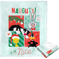Warner Bros Looney Tunes Silk Touch Throw Blanket, 50 x 60, Naughty or Nice(D0102H21Q3U)