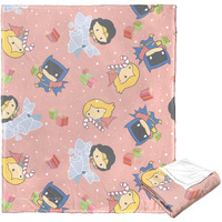 Dc comics Justice League Silk Touch Throw Blanket, 50 x 60, Deck the Halls(D0102H21LV7)