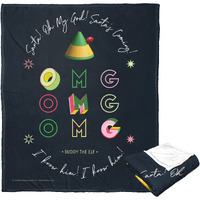 Elf Silk Touch Throw Blanket, 50 x 60, Omg Santa(D0102H21L1W)