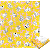 cartoon Networks Johnny Bravo Silk Touch Throw Blanket, 50 x 60, Johnny and Friends(D0102H21QBA)
