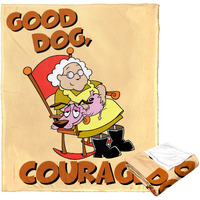 cartoon Networks courage the cowardly Dog Silk Touch Throw Blanket, 50 x 60, good Dog courage(D0102H21QcU)