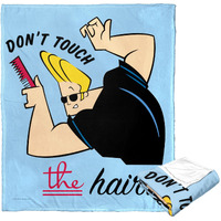 cartoon Networks Johnny Bravo Silk Touch Throw Blanket, 50 x 60, Dont Touch the Hair(D0102H21QJ7)