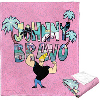 cartoon Networks Johnny Bravo Silk Touch Throw Blanket, 50 x 60, Johnnys Life(D0102H21QTA)