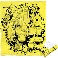 Adventure Time Silk Touch Throw Blanket, 50 x 60, Inked Friends(D0102H21QSY)