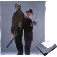 Freddy vs Jason Silk Touch Throw Blanket, 50 x 60, Back to Back(D0102H21gEU)