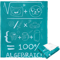 Adventure Time Silk Touch Throw Blanket, 50 x 60, Algebraic(D0102H21g1A)