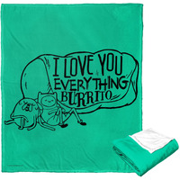 Adventure Time Silk Touch Throw Blanket, 50 x 60, Everything Burrito(D0102H21gYV)