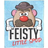 Hasbro Potato Head Silk Touch Throw Blanket, 50 x 60, Feisty Little Spud(D0102H21LcA)