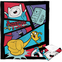 Adventure Time Silk Touch Throw Blanket, 50 x 60, Adventure comic(D0102H21QIg)