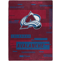 Avalanche OFFIcIAL NHL Digitize Raschel Throw Blanket 60 x 80(D0102H94U27)