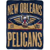 Pelicans OFFIcIAL NBA clear Out Micro Raschel Throw Blanket 46 x 60(D0102H94Y0Y)