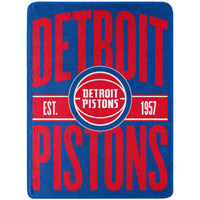 Pistons OFFIcIAL NBA clear Out Micro Raschel Throw Blanket 46 x 60(D0102H94YLA)