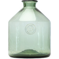 9 crystal glass green Round Table vase