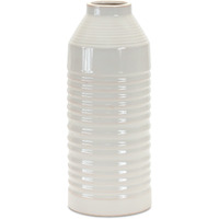 1475 Terracotta White Round Table vase