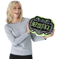 Beetlejuice Beetlejuice Logo Travel Cloud Pillow