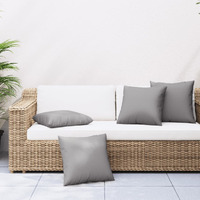 vidaXL Sofa Cushions 4 pcs Gray 19.7"x19.7" Fabric