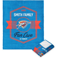 NBA Oklahoma City Thunder Dominion Personalized Silk Touch Throw Blanket 50X60 Inches