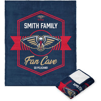 NBA New Orleans Pelicans Dominion Personalized Silk Touch Throw Blanket 50X60 Inches