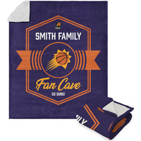 NBA Phoenix Suns Dominion Personalized Silk Touch Sherpa Throw Blanket 50X60 Inches