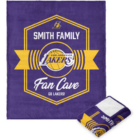 NBA Los Angeles Lakers Dominion Personalized Silk Touch Throw Blanket 50X60 Inches