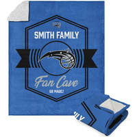 NBA Orlando Magic Dominion Personalized Silk Touch Sherpa Throw Blanket 50X60 Inches