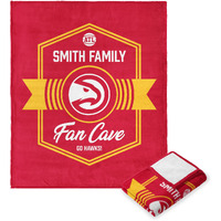 NBA Atlanta Hawks Dominion Personalized Silk Touch Throw Blanket 50X60 Inches