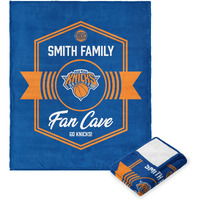 NBA New York Knicks Dominion Personalized Silk Touch Throw Blanket 50X60 Inches