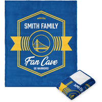 NBA Golden State Warriors Dominion Personalized Silk Touch Throw Blanket 50X60 Inches