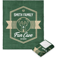 NBA Milwaukee Bucks Dominion Personalized Silk Touch Throw Blanket 50X60 Inches
