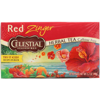 celestial Seasonings Herbal Tea caffeine Free Red Zinger - 20 Tea Bags - case Of 6(D0102H5K5EP)