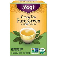 Yogi Organic Pure green Herbal Tea - 16 Tea Bags - case Of 6(D0102H5W8WJ)