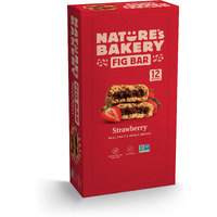 Natures Bakery Stone ground Whole Wheat Fig Bar - Strawberry - 2 Oz - case Of 12(D0102H5KTYX)