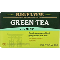 Bigelow Tea green Tea - With Mint - case Of 6 - 20 Bag(D0102H5WTHP)
