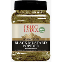 Pride of India ?Black Mustard Seed Ground ?Perfect Ingredient in Spice Blends ?Spice up Pickles/Curries/Stews ?Additives Free/Gourmet Spice ?Easy to Store ?8 oz. Medium Dual Sifter Bottle(D0102HPIG3U.)