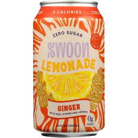 Swoon - Lemonade ginger Zero Sugar - case Of 12-12 Fz(D0102H540XP)