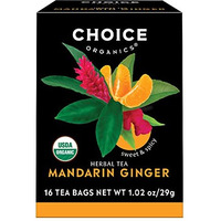 choice Organic Teas - Tea Mandarin ginger - case Of 6-16 ct(D0102H540gX)