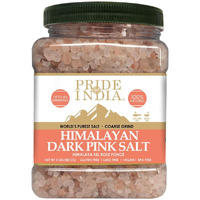 Pride Of India - Himalayan Rock Salt - 84+ Natural Mineral Enriched (Pure Himalayan Pink Salt  coarse grind 5 Pound Jar)(D0102H73UE8)
