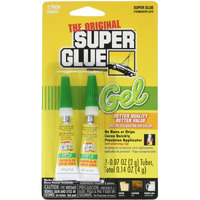 The Original SuperGlue SGG22-12 Thick-Gel Super Glue Tube (Double Pack)